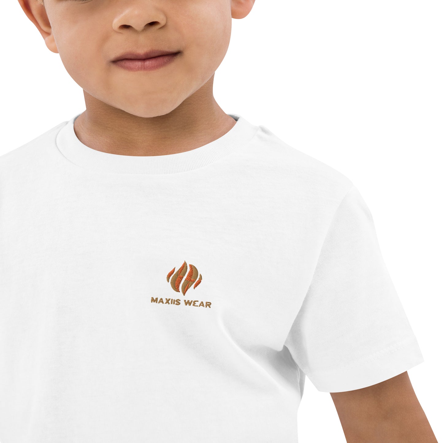 Tshirt Infantil De Algodão Orgânico  -  Maxiis Wear Em  Branco